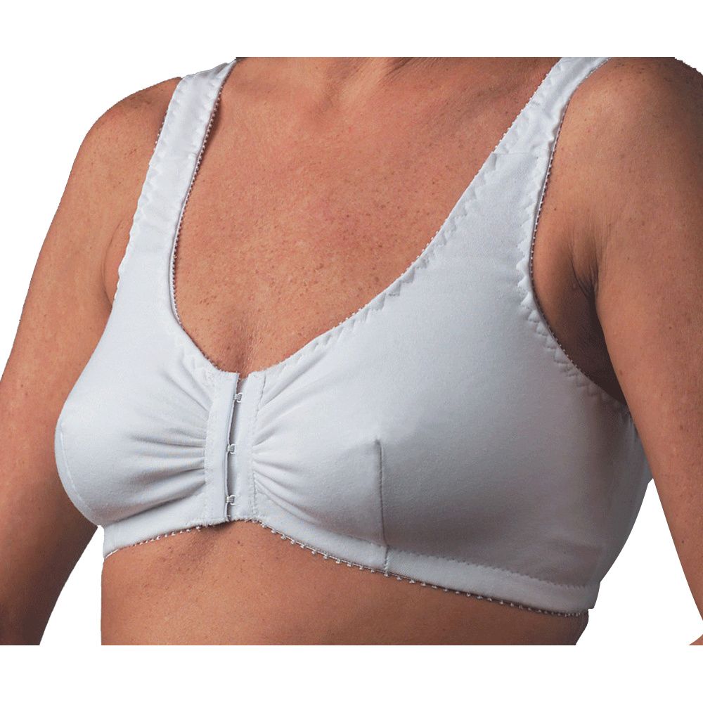NEARLY ME Cotton Front Hook Leisure Mastectomy Bra - Mastectomy Shop