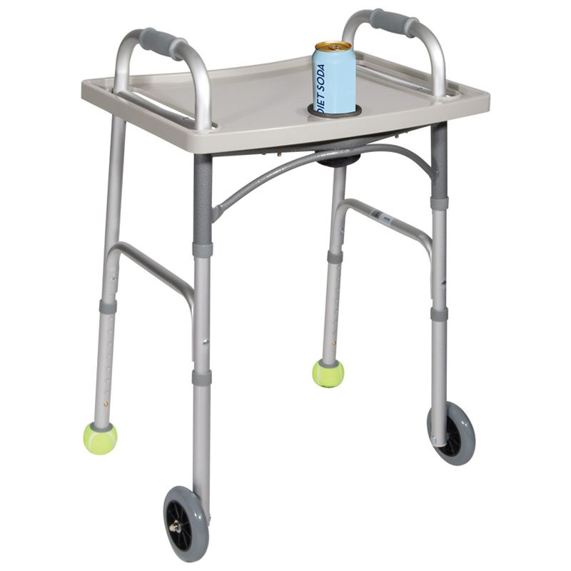 DMI Folding Walker Tray with Cup Holders
