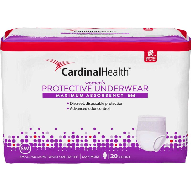 Cardinal Sure Care Plus Protective Pull-Up Underwear, Large (44