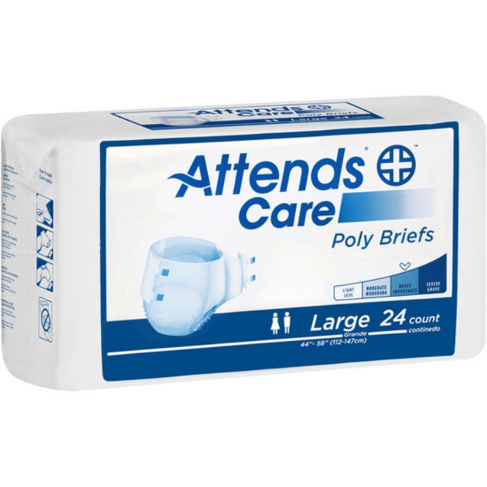 Attends Care Heavy Absorbency Briefs | Fitted/Tab Style Briefs