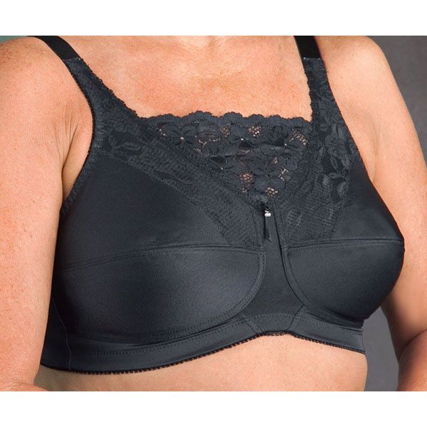 Lace Accent Bandeau Mastectomy Bra by Almost U