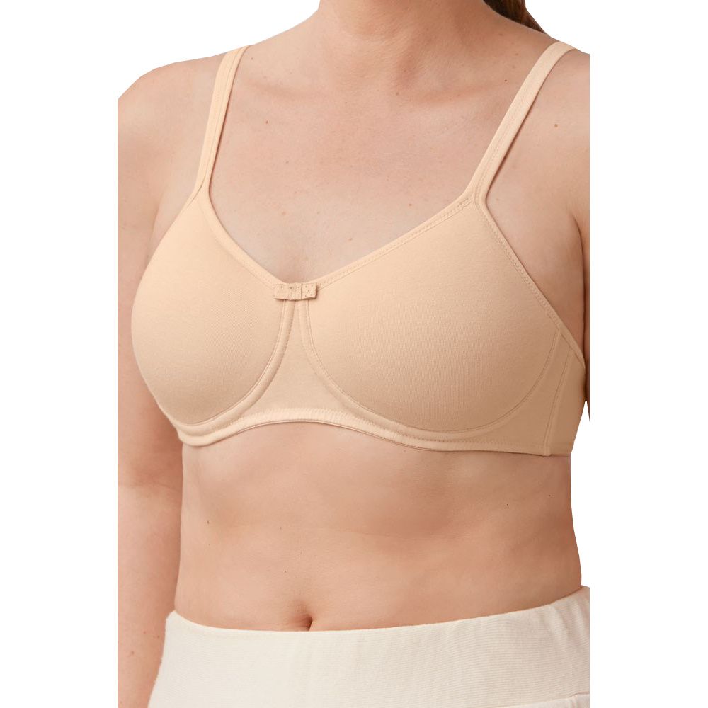  Womens Amanda Underwire Pocketed Mastectomy Bra White 42A