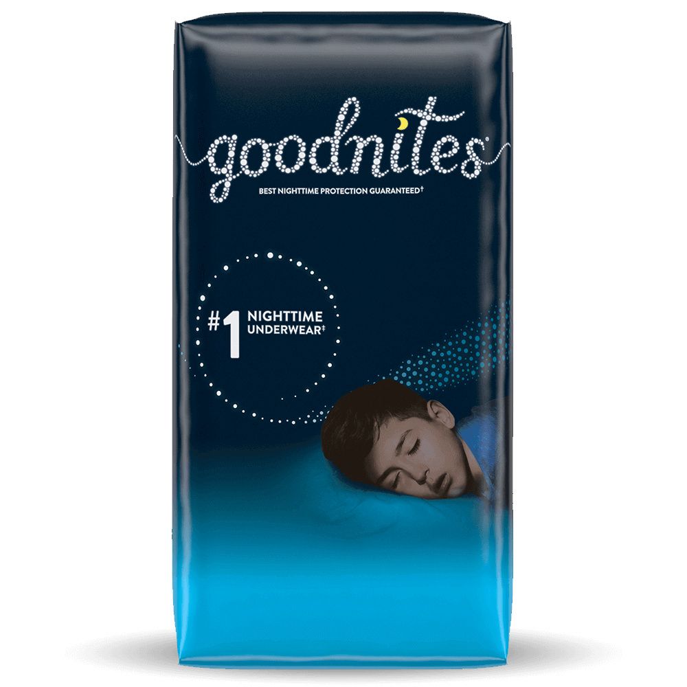 GoodNites Boy's NightTime Incontinence Underwear - Large - 34's
