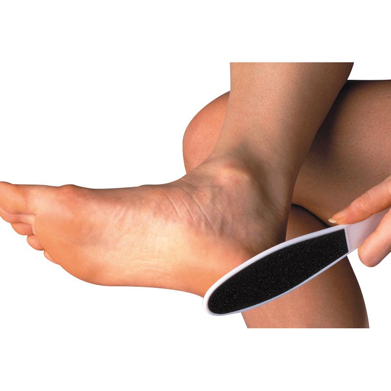 Checi Professional Foot File, Dual Sided, Removes Calluses & Corns