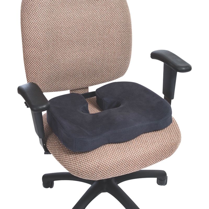 Carex Vinyl Inflatable Seat Cushion - Provides Support And Comfort
