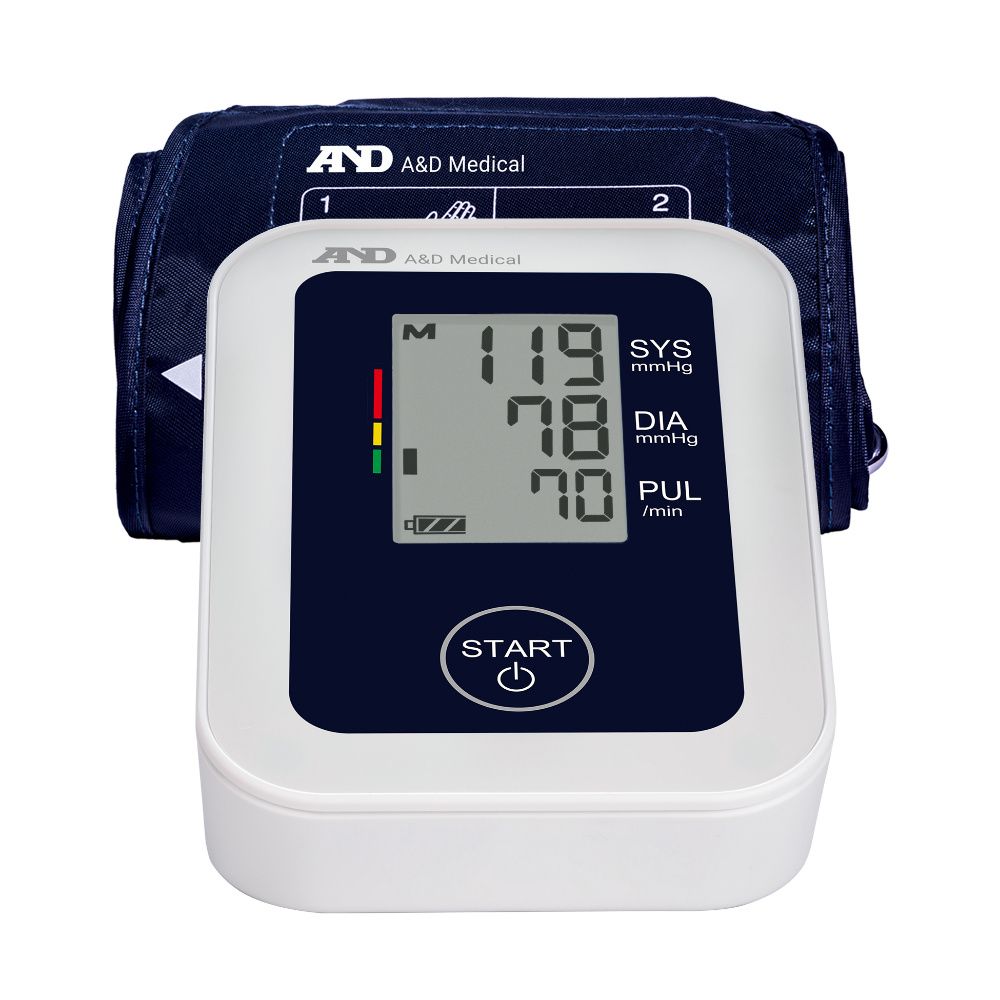 A&D Medical Wide Range Arm Home Automatic Digital Blood Pressure Monitor -  Simply Medical