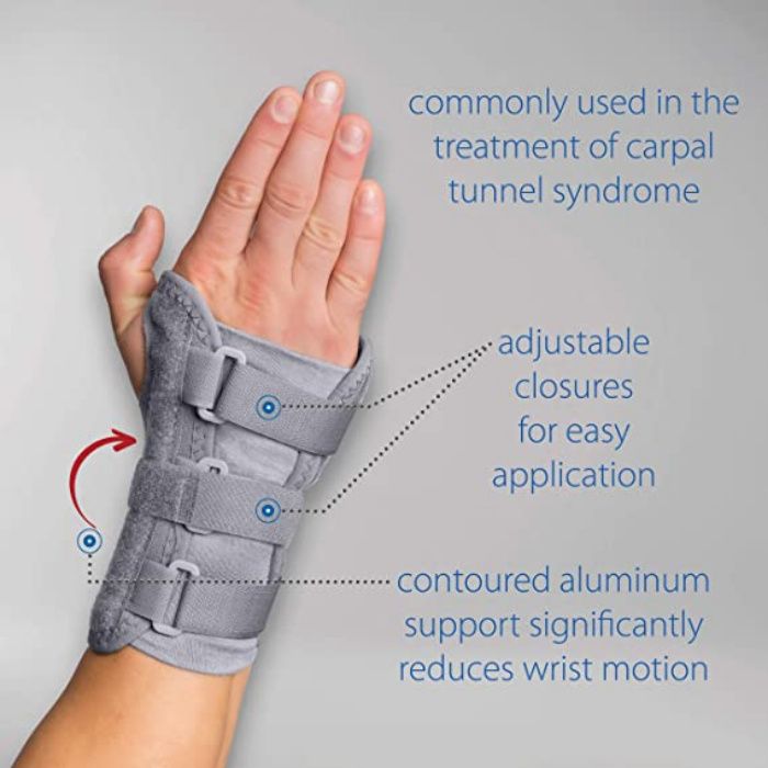 Swede-O Thermal Vent Adjustable Carpal Tunnel Brace with Thumb Spica