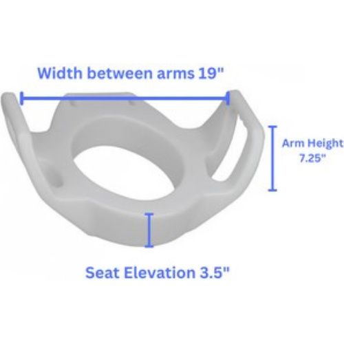  DMI Raised Toilet Seat Cushion Seat Cushion and Seat
