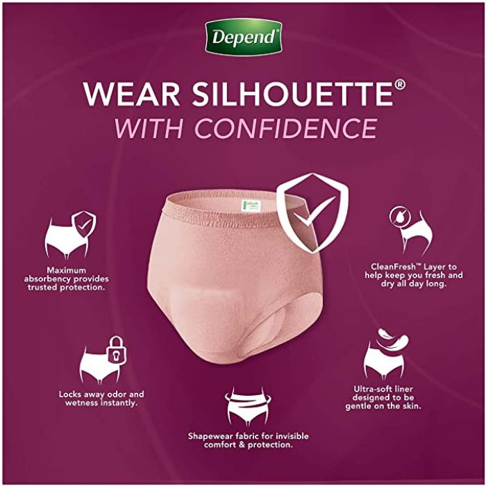 Buy Depend Silhouette Incontinence Underwear for Women