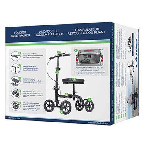 Drive Medical Economy Folding Knee Walker