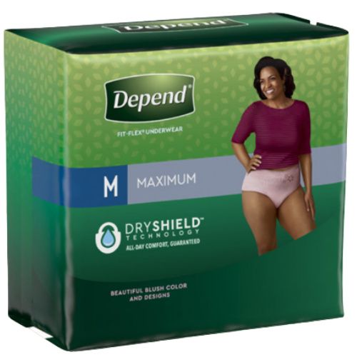 Depend Fit-Flex Maximum Absorbency Incontinence Underwear for Women