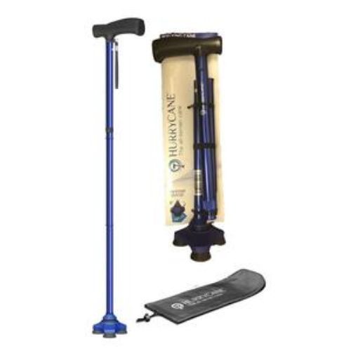 HurryCane 37.5-in Adjustable Height Aluminum Offset Medical