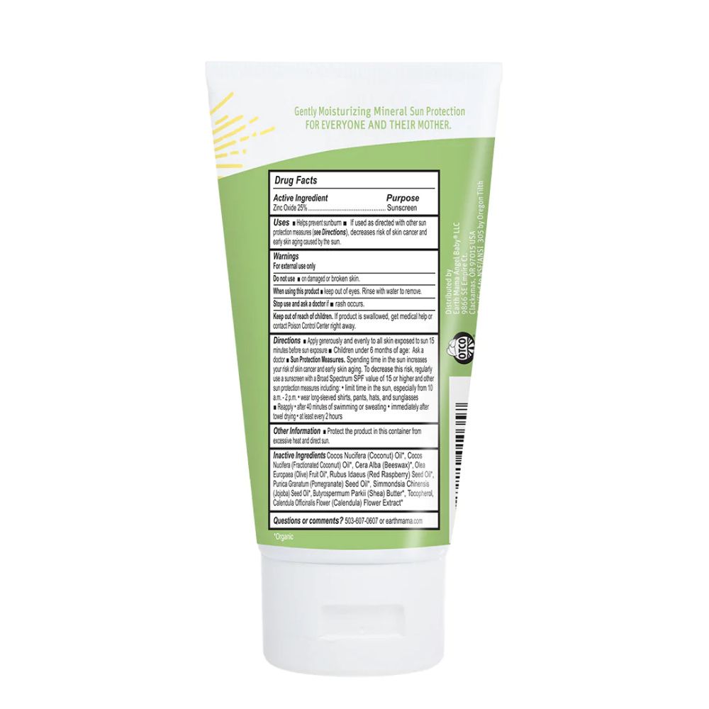 Earth Mama Baby Mineral Sunscreen Lotion SPF 40