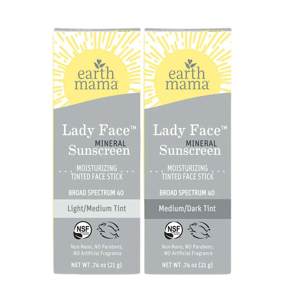 earth mama lady face mineral sunscreen