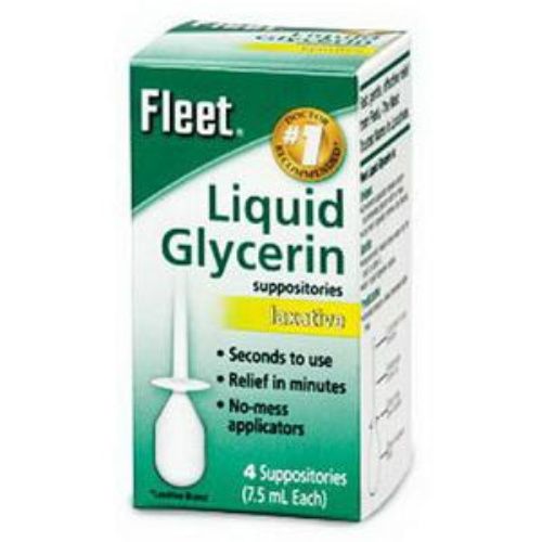 Fleet Liquid Glycerin Suppositories Adult Constipation Relief, 4