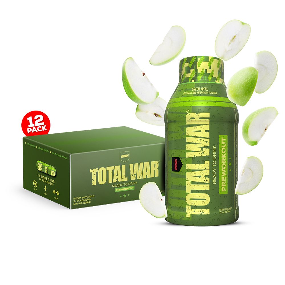 Total War Pre-Workout Ready To Drink - Rainbow Candy (12 Drinks) by RedCon1  at the Vitamin Shoppe