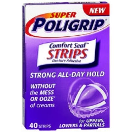 Super Poligrip Denture Adhesive Comfort Seal Strips