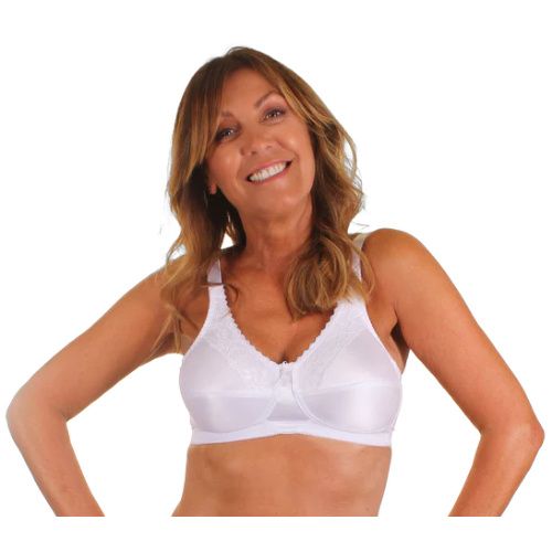Trulife 422 Naturalwear Padded Shoulder Strap Mastectomy Bra NEW with tags