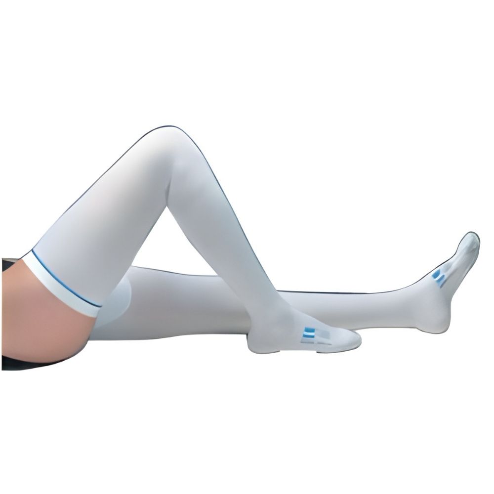 Anti Embolism Compression Stockings, Thigh High Unisex Ted Hose Socks 20-30  mmHg 