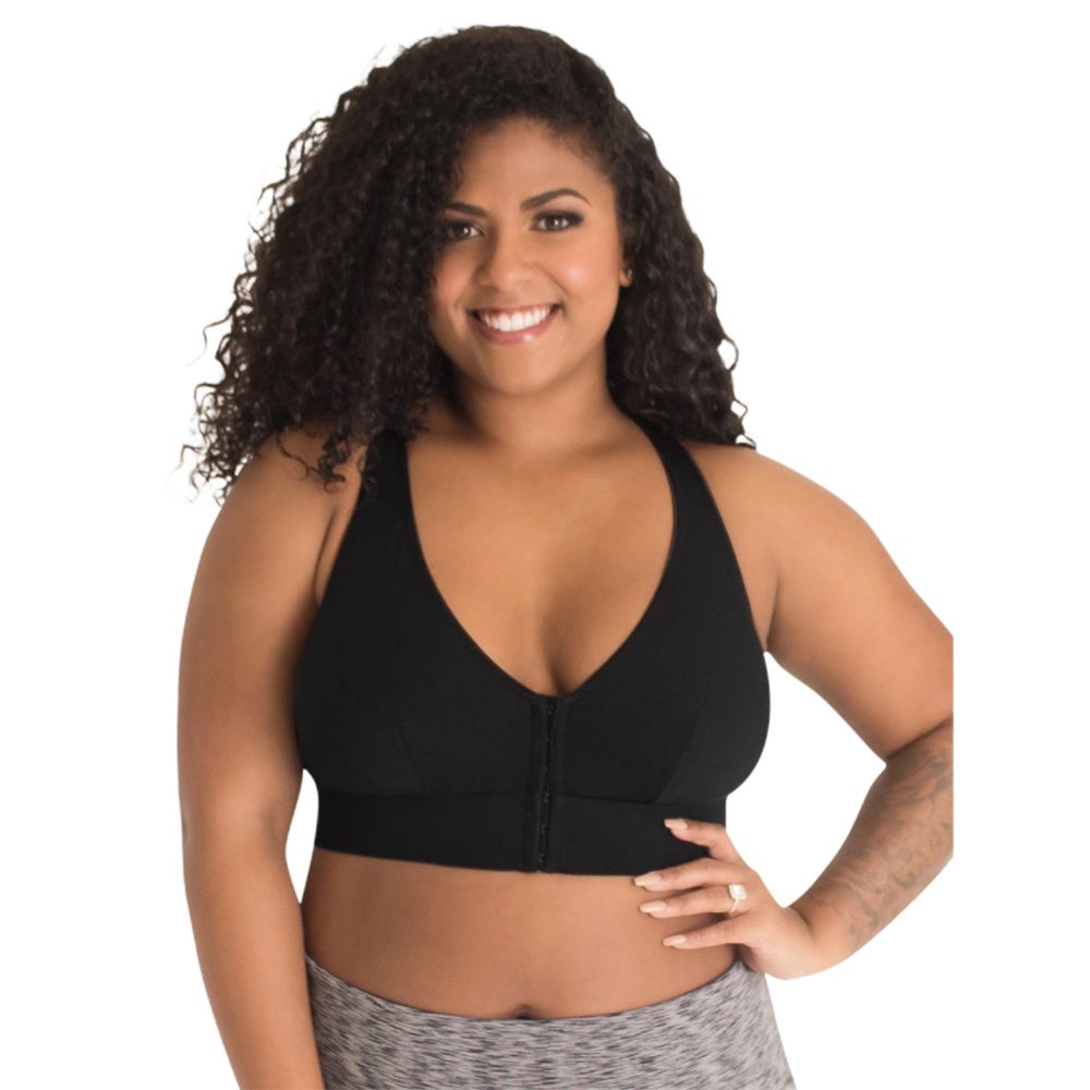 SMOOTH COMFORT Front Close Bra in Black
