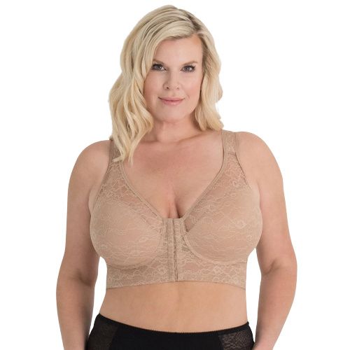 LEADING LADY Womens Molded Padded Seamless Wirefree Bra