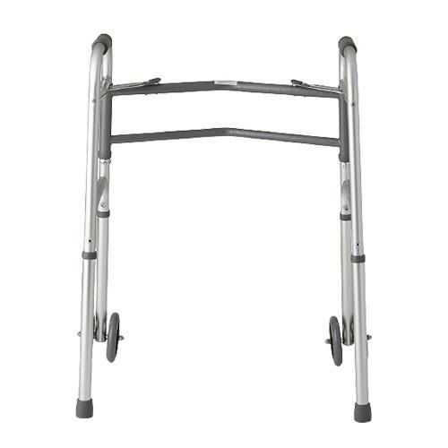 Medline MDS86410XWW - Bariatric Folding Walker with 5 Wheels