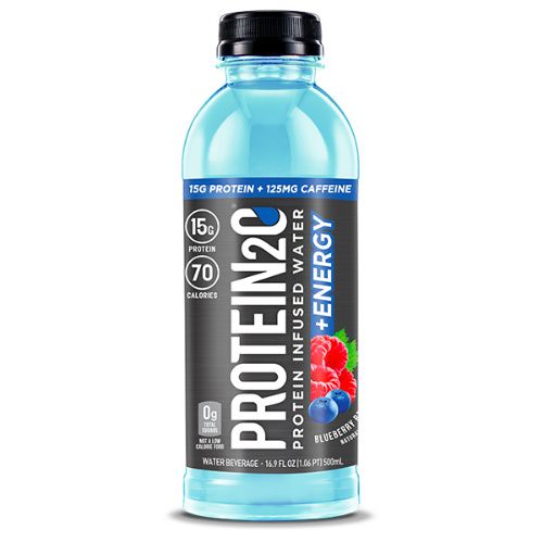 Protein2o 15g Whey Protein Infused Water, Wild Cherry, 16.9 oz Bottle (Pack  of 12) 