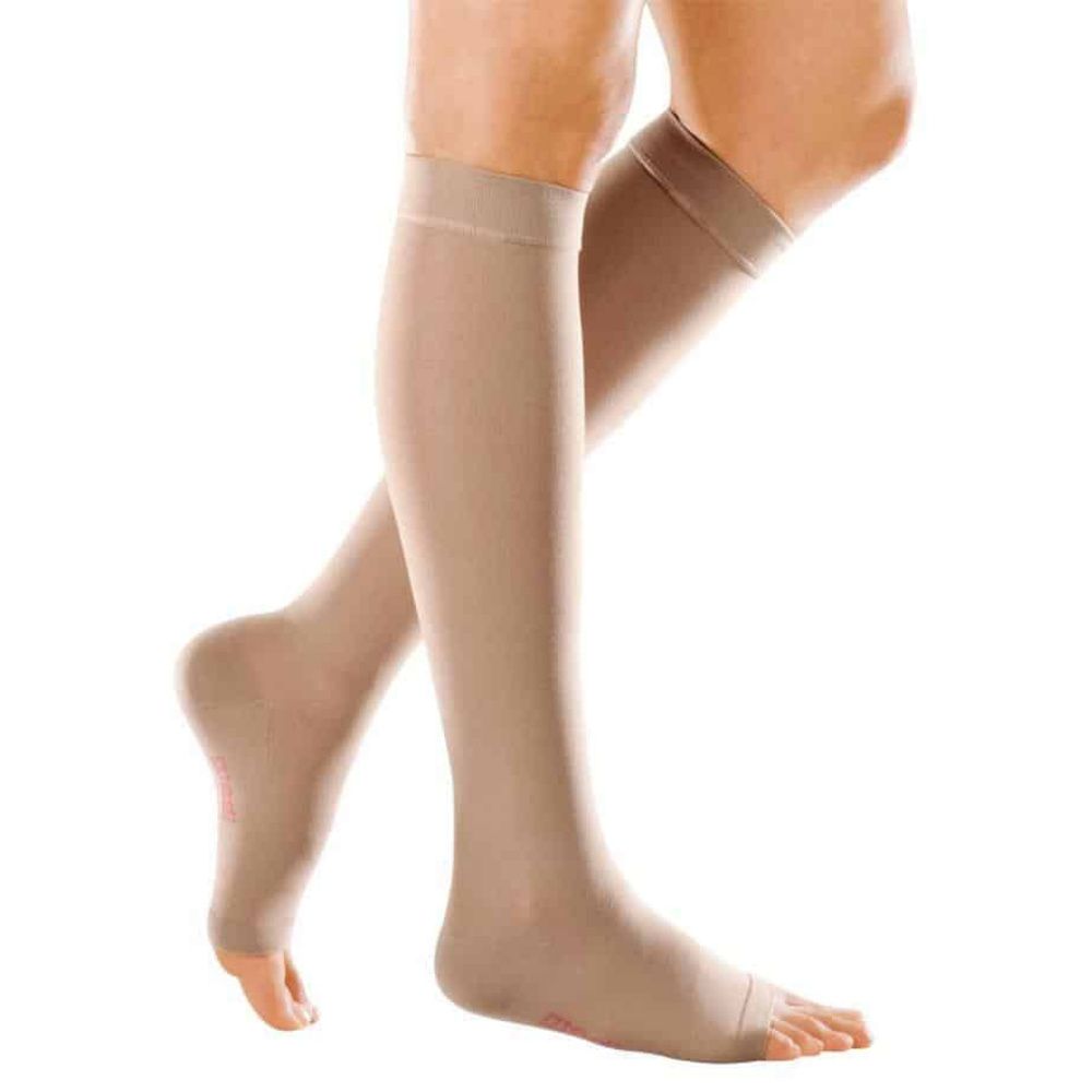 Medi USA Mediven Forte Knee High 30-40 mmHg Compression Stockings Extra  Wide Calf w/Silicone