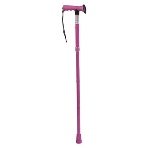 HealthSmart Folding Comfort Grip Cane- Lavender