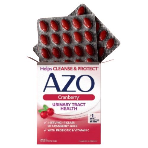 Buy AZO Cranberry Urinary Tract Health Supplement 50 Ct