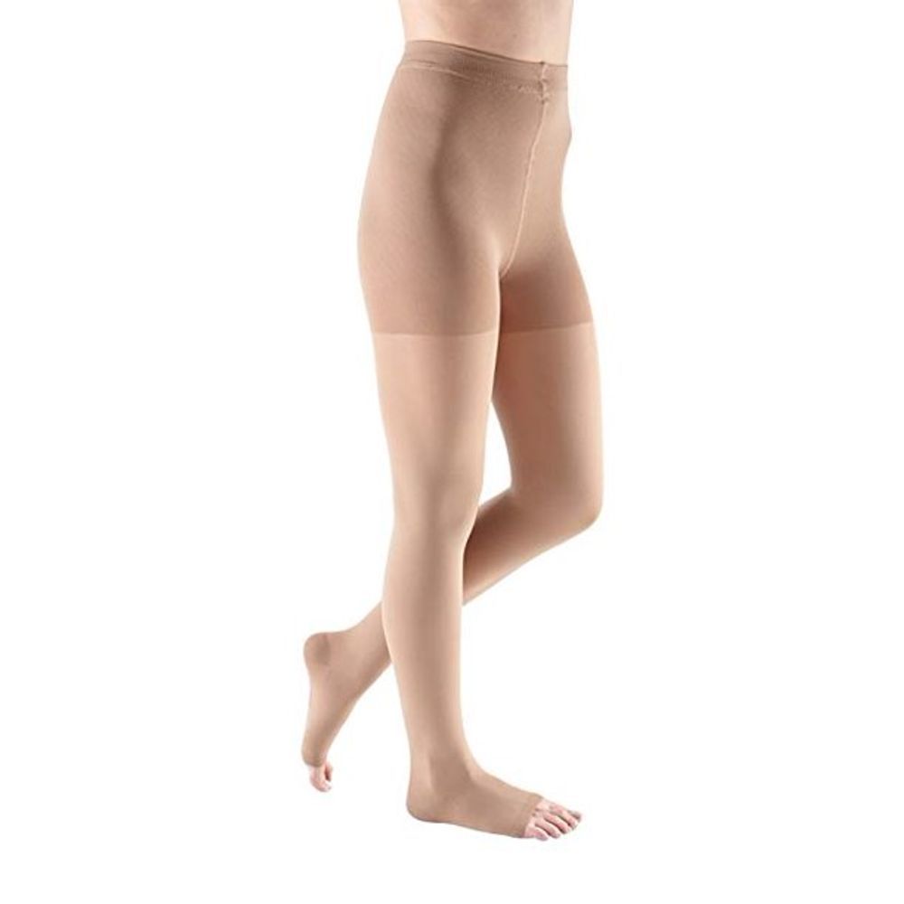BSN Jobst Ulcercare Open Toe Knee High 40mmHg Zippered Compression  Stockings with Liners