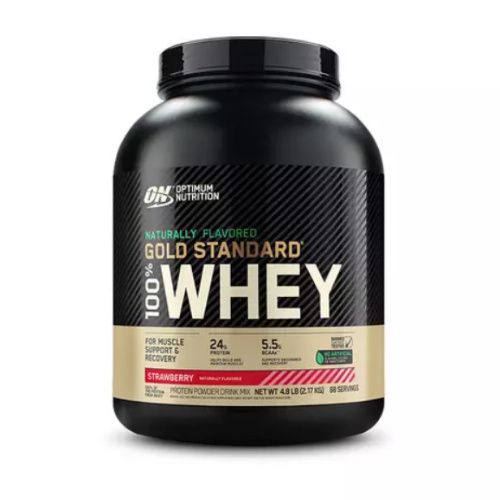 Optimum Nutrition Gold Standard Natural 100% Whey, Chocolate - 4.8 lb jar