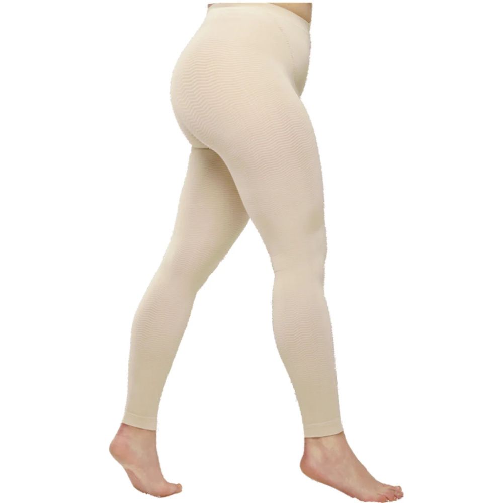 Capri micro-massage compression leggings