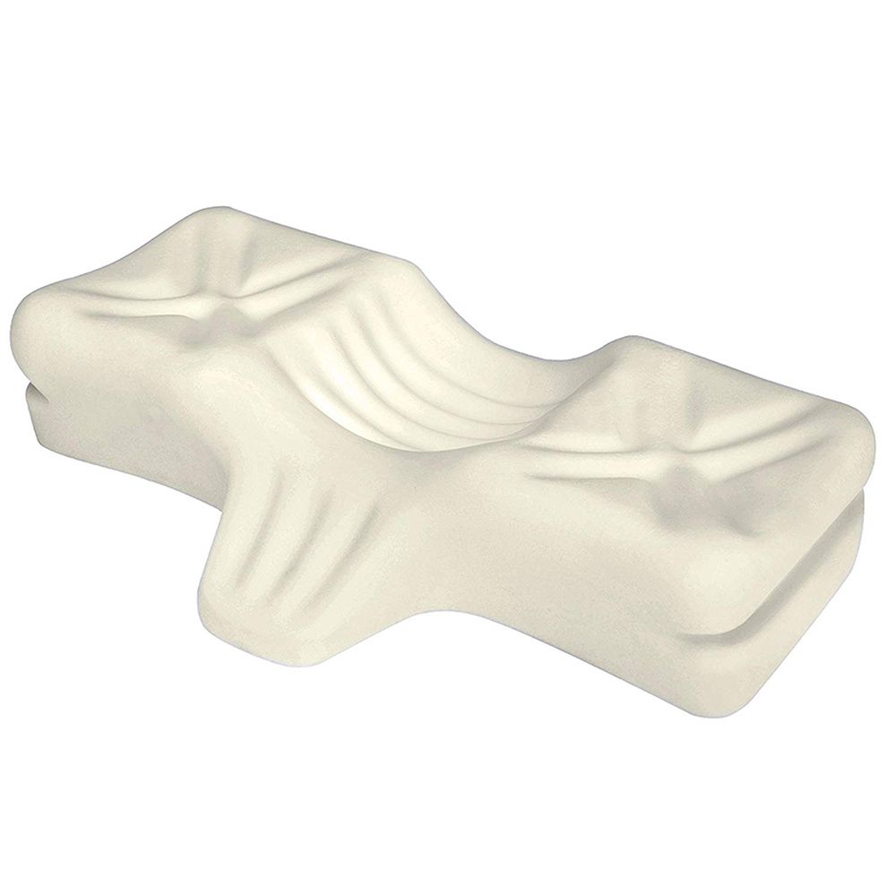 Therapeutica Foam Neck Support Pillow Orthopedic for Back & Side Sleeping, White, XL