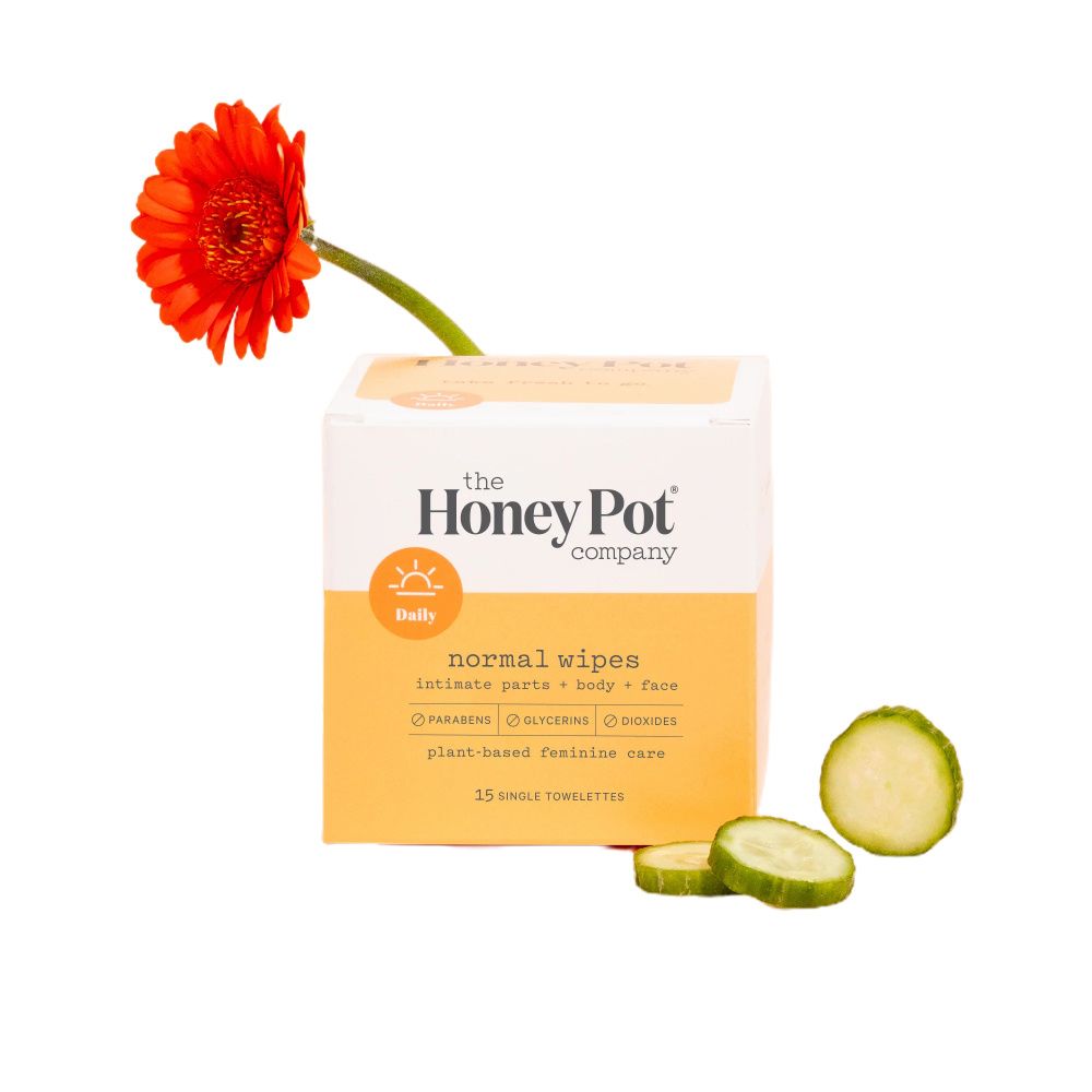 The Honey Pot Normal Intimate Travel Daily Wipes