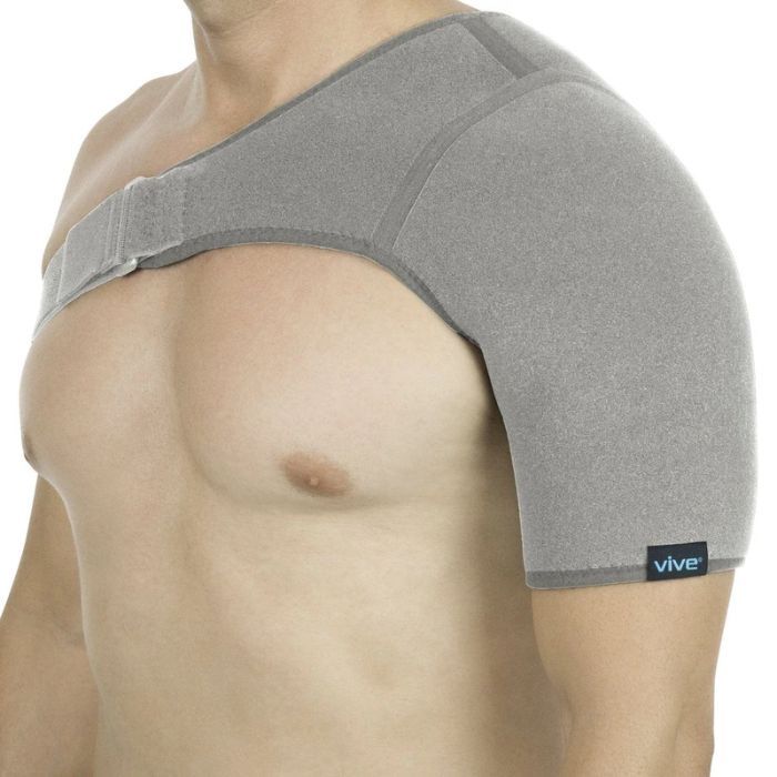 Rotator Cuff Brace by Vive - Shoulder Brace for Rotator Cuff Injury  Prevention and Recovery - One Size Fits Most, Can Be Worn on Either  Shoulder - Vive Guarantee : : Health