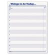 TOPS Things To Do Today Daily Agenda Pad