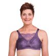 Trulife 4019 Jessica Cami Style Lace Accent Mastectomy Bra-Amethyst Front View