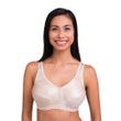 Trulife 420 Kate Embroidered M-Frame Softcup Mastectomy Bra-Nude Front View