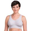Trulife 330 Sophia Activity Softcup Mastectomy Bra-Grey Front View