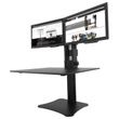 Victor High Rise Dual Monitor Standing Desk Workstation