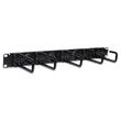 Tripp Lite 1-Unit 19" Horizontal Cable Manager with Flexible Rings