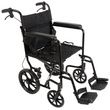 ProBasics Aluminum Transport Chair With 12 Inch Rear Wheels