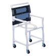 Healthline PVC Deluxe Shower Commode Chair