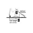 FarrowWrap BASIC Footpiece - Size Chart