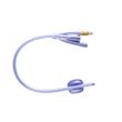 Rusch 100% Silicone 3-Way Foley Catheter - 30cc Balloon Capacity
