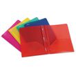 Oxford Translucent Twin-Pocket Folder with Prong Fasteners
