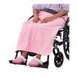Silverts Wheelchair Blanket Cover For Men And Women - Pink/Gray