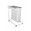AdirOffice Vertical File Rolling Stand With 12 Brackets