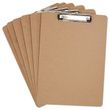  Universal Hardboard Clipboard with Low-Profile Clip